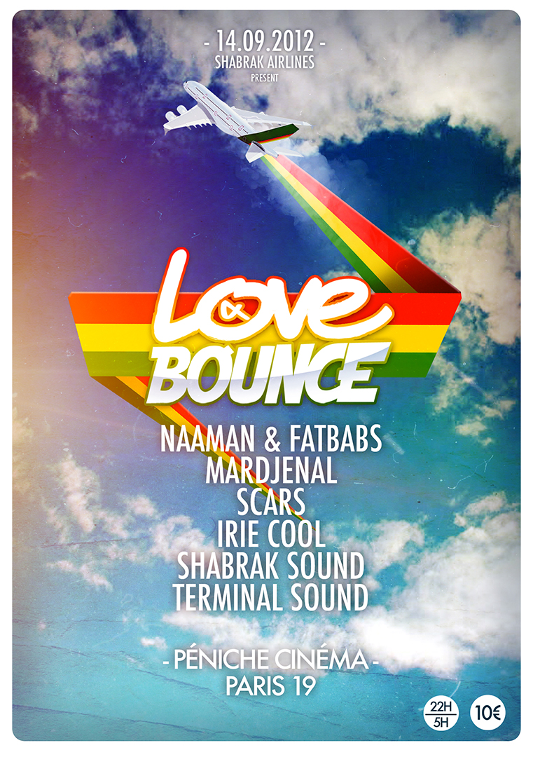 FLYER LOVE AND BOUNCE